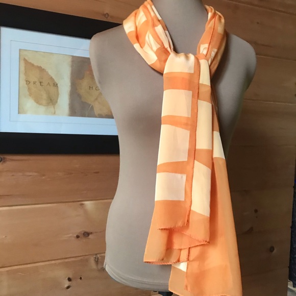 Moschino Silk large Logo Scarf - Picture 3 of 5